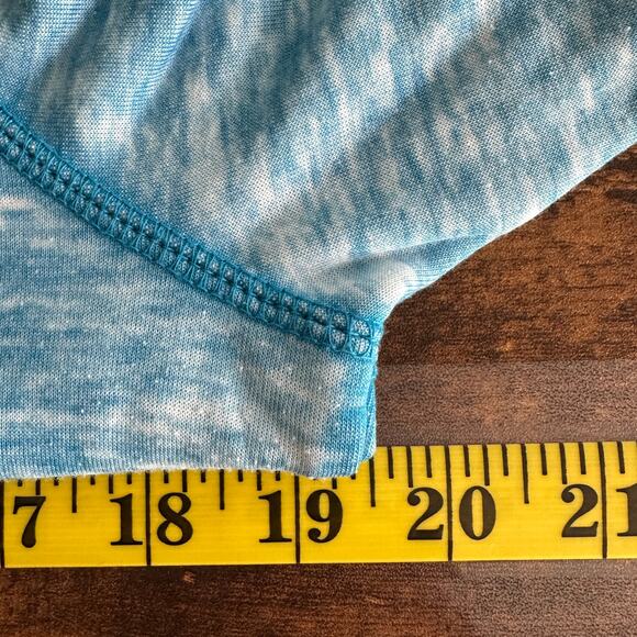 NWOT Reebok Sweatshirt Small Blue Cowl Neck Sportswear Athleisure Loungewear - Picture 3 of 10